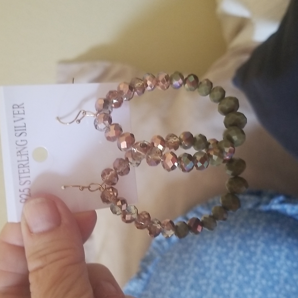 Beaded Drop Earring
